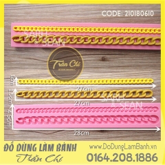 Khuôn silicone Dây xích túi 2c