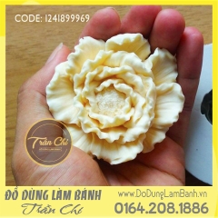 Khuôn silicone hoa MẪU ĐƠN nở tròn (SF0757)