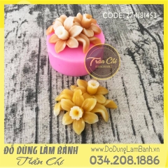 Khuôn silicone chùm hoa THỦY TIÊN