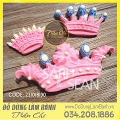 Khuôn silicone Vương miện nhỏ 3c