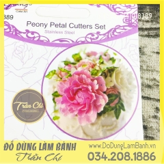 Bộ cắt hoa Mẫu Đơn nhọn 3c (A389)