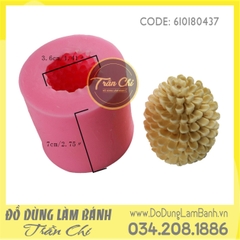 Khuôn silicone Trái thông 3D