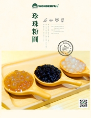 Trân Châu ĐEN Caramel WONDERFUL - Gói 1kg