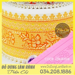 Khuôn silicone Fondant lace - Style 2