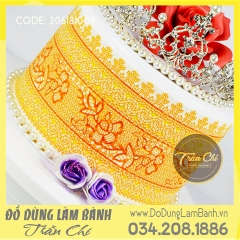 Khuôn silicone Fondant lace - Style 2