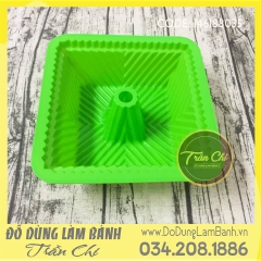 Khuôn silicone Khối vuông xếp ly - LỚN
