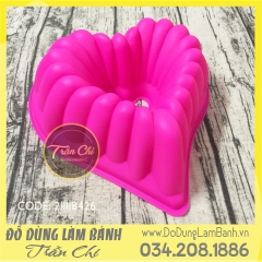 Khuôn silicone lõi tim cỡ ĐẠI - LỚN
