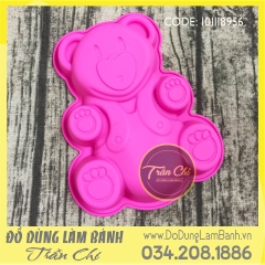 Khuôn silicone Gấu ngồi 1c lớn
