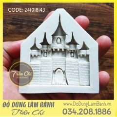 Khuôn silicone Lâu đài 5 chóp - Xám (BEST)