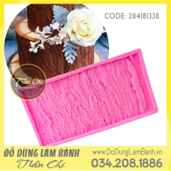 Khuôn silicone Viền thành khúc cây có bo - Style 2