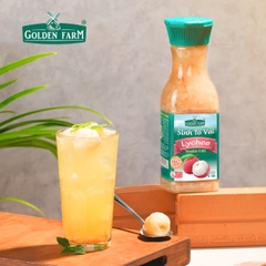 Sinh tố VẢI Golden Farm - Chai 1 lít