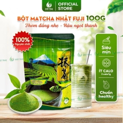 Bột Trà Xanh Matcha FUJI Nhật Bản - Gói 100gr