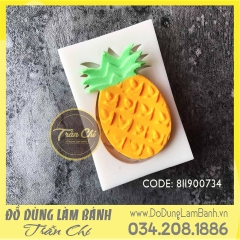 Khuôn silicone Trái khóm nhỏ - Xám