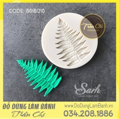 Khuôn silicone Lá DƯƠNG XỈ 1c