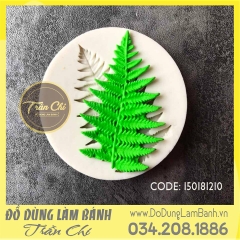 Khuôn silicone Lá DƯƠNG XỈ 1c