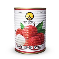 Vải Ngâm BODDOB Thái Lan - Lon 565gr