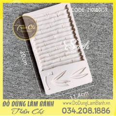 Khuôn silicone Viền tre và lá