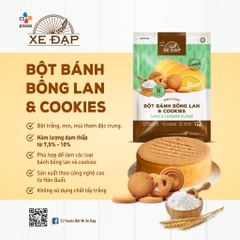 XE ĐẠP - Bột Bánh Bông Lan & Cookies số 8 - Gói 1kg