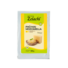 Phô mai Kéo Sợi Mozzarella nguyên KHỐI ZELACHI - Cục 200gr (5210NVCR)