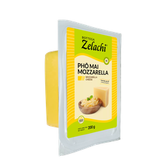 Phô mai Kéo Sợi Mozzarella nguyên KHỐI ZELACHI - Cục 200gr (5210NVCR)
