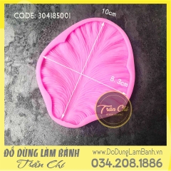 Khuôn silicone Lá xếp ly lớn (có bo)