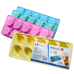Khay Đá Nhựa Chiếc Lá Lớn 10c Châu Hưng (KD07)