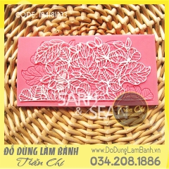 Khuôn silicone Fondant lace LÁ