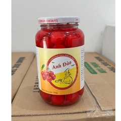 Trái CHERRY ĐỎ có cuống - Hủ 710gr