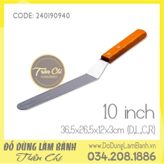 Dao chà láng GẤP KHÚC cán gỗ - 10 inch