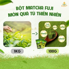 Bột Trà Xanh Matcha FUJI Nhật Bản - Gói 100gr