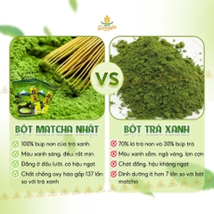 Bột Trà Xanh Matcha FUJI Nhật Bản - Gói 100gr