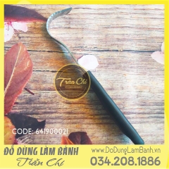 Dụng cụ sủi Chocolate cán cong nhựa đen
