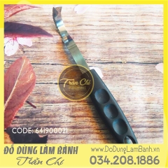 Dụng cụ sủi Chocolate cán cong nhựa đen