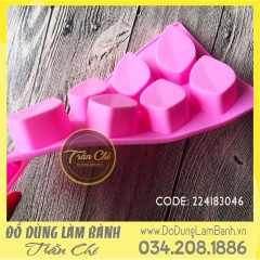 Khuôn silicone vỉ Lá lớn 10c