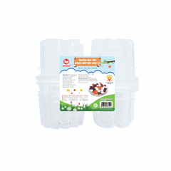 Khuôn nhựa Rau Câu BÔNG MIX MẪU Nắp Đậy Hofaco - Lốc 10c (HPB110)