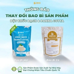 Bột làm Khúc Bạch, Panna Cotta Vị SỮA BKB - Gói 500gr