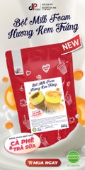 Bột MILK FOAM Vị Kem Trứng DPFOOD - Gói 500gr