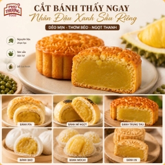 PTFOOD - Nhân Trung Thu Đậu Xanh SẦU RIÊNG - Gói 1kg