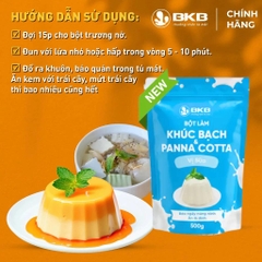 Bột làm Khúc Bạch, Panna Cotta Vị SỮA BKB - Gói 500gr