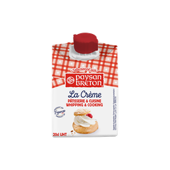 Kem Sữa Whipping Cream PAYSAN BRETON Pháp - Hộp 200ml (1556LBCC)