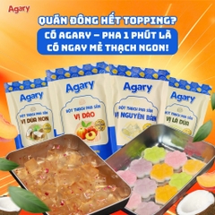 Bột Thạch Pha Sẵn AGARY vị DỪA NON - Gói 150gr