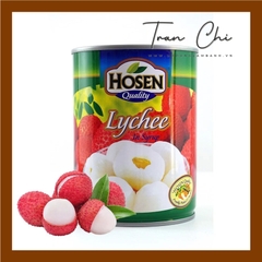 VẢI thiều ngâm nước đường HOSEN - Lon 565GR (25/2)