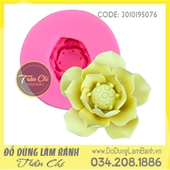 SF0730 - Khuôn silicone hoa SEN cánh nhọn có đài (2/10)