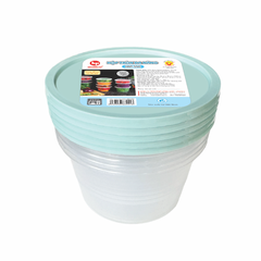 Hộp Tròn Đa Năng 550ml Hofaco - Lốc 5c (HNT.550)