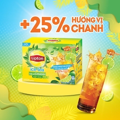 Trà LIPTON Hòa Tan Vị CHANH - Hộp 192gr (16 gói x 12gr)