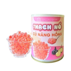 Thạch Nổ Củ Năng HỒNG LOTUS FOOD - Lon 850gr
