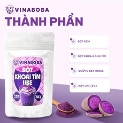 Bột Khoai Tím UBE VINABOBA - Gói 80gr