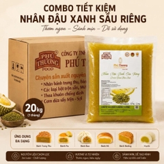 PTFOOD - Nhân Trung Thu Đậu Xanh SẦU RIÊNG - Gói 1kg