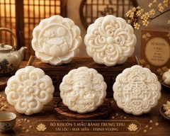 Khuôn ấn TTLX TRÒN 200-200gr - 5 mặt TÀI LỘC THỊNH VƯỢNG (TL200)