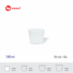 Chung Đá Nhựa TRÒN Nhỏ Hofaco - Lốc 10c (HPL02)
